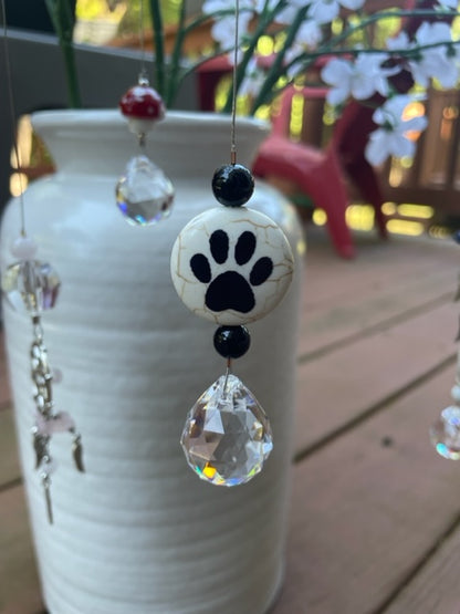 Paw Print Suncatcher