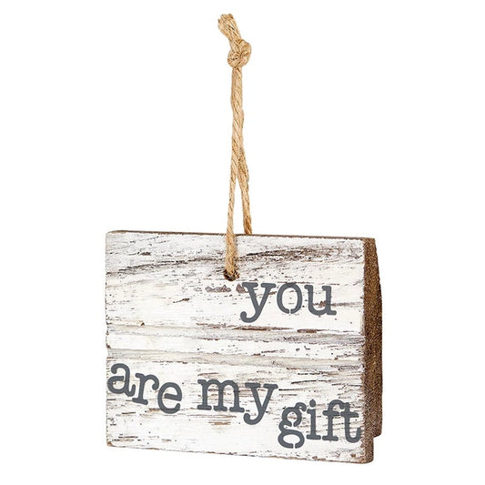 Face to Face Wood Ornament - You Are My Gift