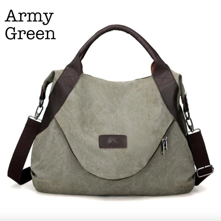 Everyday Tote Army Green or Grey